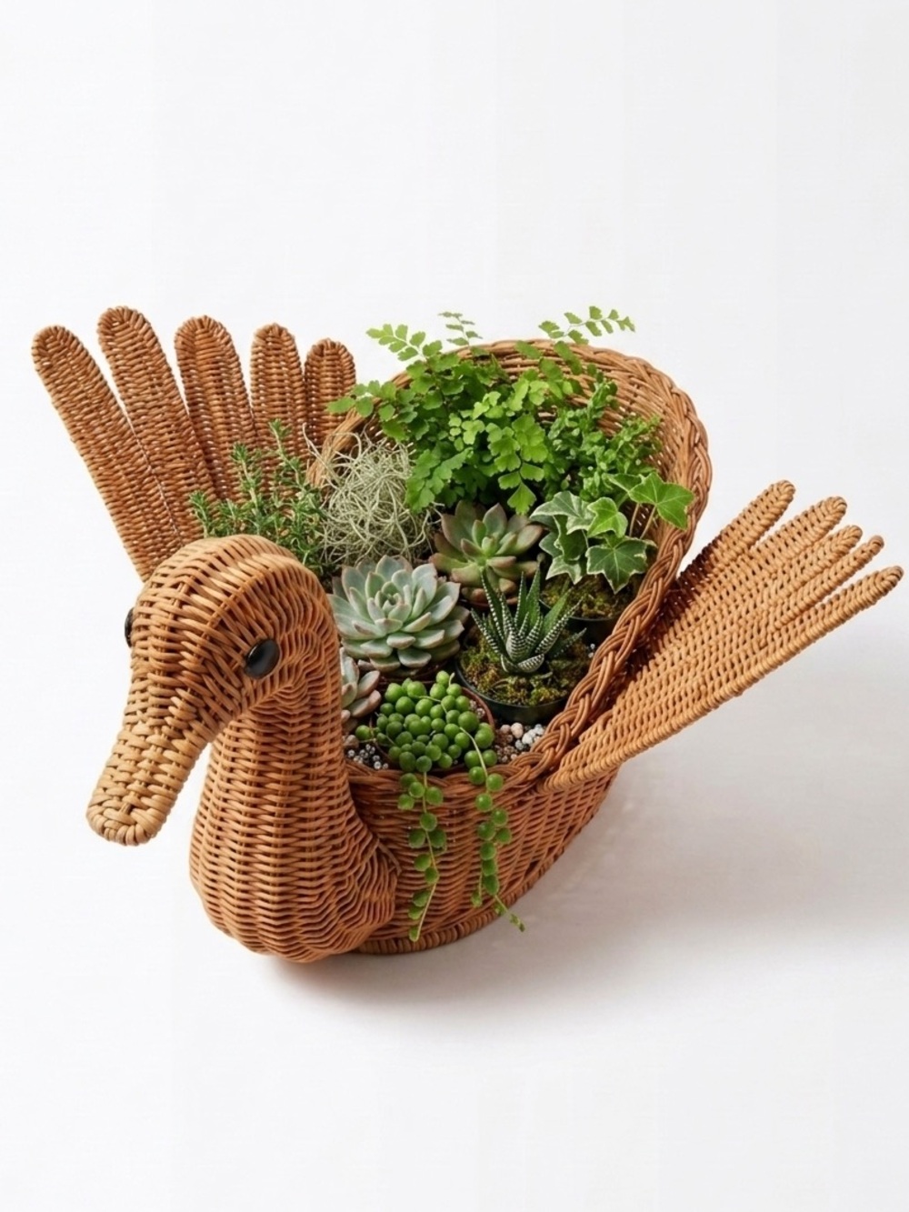 Original Handwoven Goose Basket - Picture 3 of 7